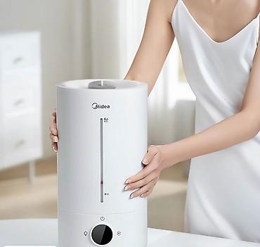 гигрометры: Увлажнитель воздуха Midea AI Smart S-UV98K Охват до 30 кв м Удобное — 3