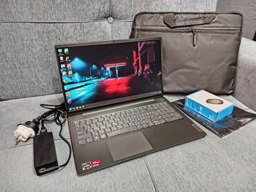 бу макбук бишкек: Ноутбук, Lenovo, 16 ГБ ОЭТ, AMD Ryzen 7, 15.6 ", Колдонулган, Жумуш, окуу үчүн, эс тутум NVMe SSD