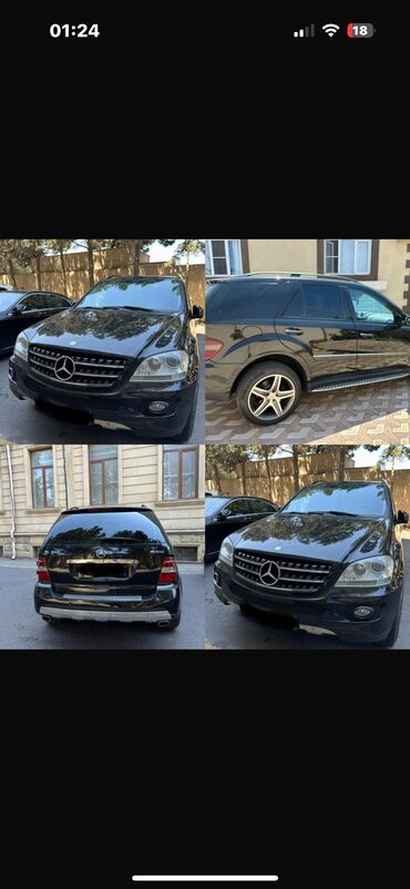 mercedes c200 turbo az: Mercedes ML350 4 Matic Probeg 170000 KM Il 2007 Avtomat karobka Benzin