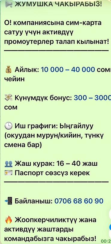 кто такой промоутер: Вакансия: промоутер по продаже SIM‑карт для компании O! - — 1