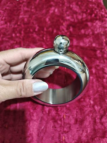 amber elixir: Браслет-фляга из нержавеющей стали. - Оригинальный аксессуар 2‑в‑1 — 1