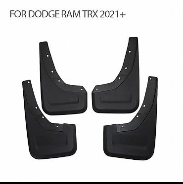 dodg: Комплект брызговиков (4 шт.) для Dodge RAM 1500 TRX, модельный год — 2