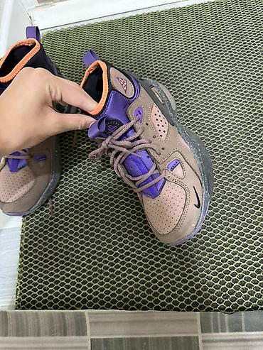 треккинговые: Мужские кроссовки, 36.5, 37, 36, Nike, Б/у, цвет - Коричневый, Самовывоз, Платная доставка — 3