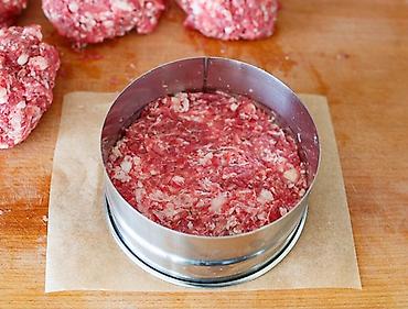 мясо реска: Готовые мясные котлеты для бургеров Котлеты для бургеров говядина — 2
