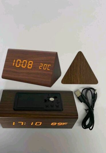 satovi kragujevac: Alarm clock, color - Brown, New