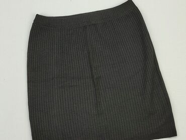 spódnice midi czarne z rozcięciem: Skirt, S (EU 36), condition - Very good