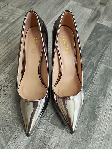 туфли женские: Brend: DELFIN Model: Klassik stiletto Rəng/effekt: Xrom-metalik (güzgü — 1