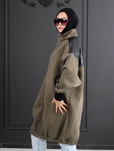 Бомберы: Стильный бомбер😎😎😎 комбинированные с плащевой🔥🔥🔥 🔹ткань:начес про-о — 8