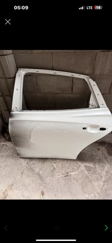 реставрация дверей: Арткы сол эшик Hyundai 2019 г., Жаңы, түсү - Ак,Оригинал