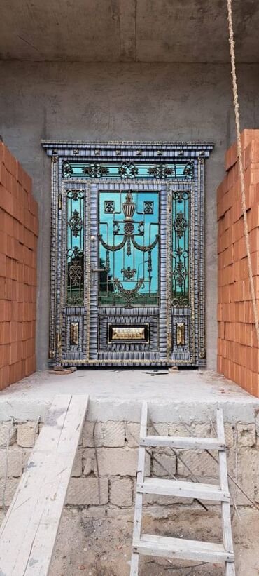 Həyət darvazaları: Seyf qapilari və Otaq qapıları istənilən ölçüyə və zövqə uyğun — 10