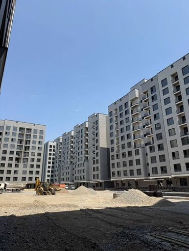 квартиры в районе бишкек парк: 1 бөлмө, 43 кв. м, Элитка, 10 кабат, ПСО (өзү оңдоп түзөтүп бүтүү үчүн)
