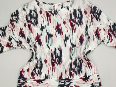 niebieska bluzki z krótkim rękawem: Women's blouse, size 2XL