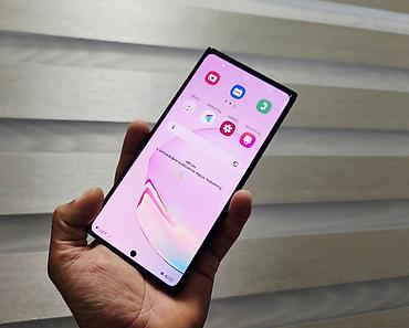 note 14: Samsung Note 10 Plus, Б/у, 256 ГБ, цвет - Черный, 2 SIM — 5