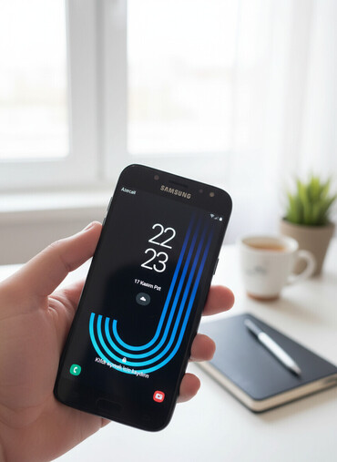 Samsung: Samsung J400, 16 GB, rəng - Qara, Sensor — 3