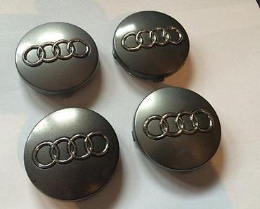 Gume i felne: ČEPOVI POKLOPCI ZA FELNE AUDI 60 MM / 58 MM - ORIGINALNI | — 1