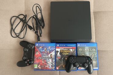 плейстейшен 4 в аренду: Игровая консоль Sony PlayStation 4 Slim с комплектом 2джойстика и