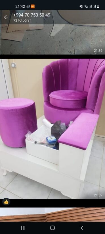 Salon, tibbi kreslolar: Yeni Divan Moyka Ce Pedikur Kreslolarimiz — 10