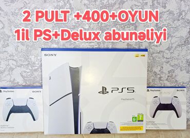 квартиры в бишкеке с подселением восток 5: 2 pultla PS5 slim ideal qutusunda tam komplekt 400+ oyun online