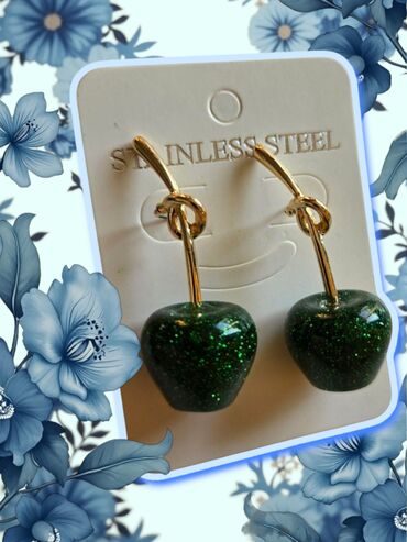 swarovski nakit prstenje: Screwback earrings, Material: Stainless steel