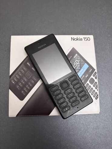 Nokia: Nokia 150, Б/у, < 2 ГБ, цвет - Черный, 2 SIM