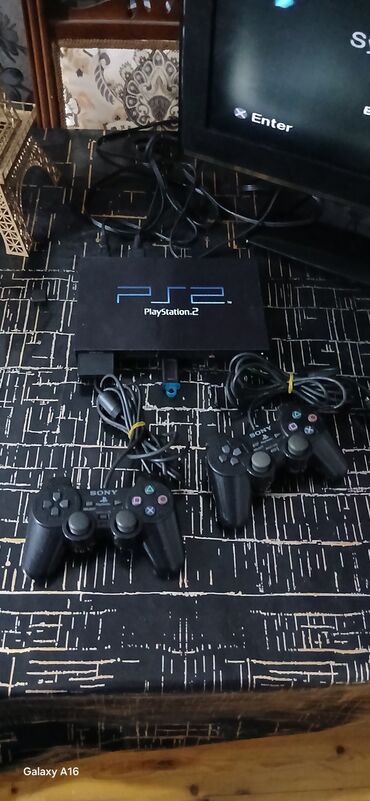 PS5 (Sony PlayStation 5): #Playstation 2 əla vəziyətdə disk yeri ləğv edilib praşifkalıdı 64 gb