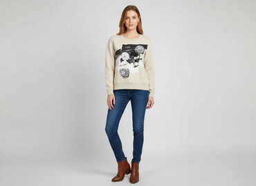 t shirty z kapturem allegro: By o la la. !, Світшот жіночий, розмір S