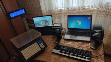 Pul yeşiyi, kassa altları: POS avadanlıqları komplekti - İki ədəd noutbuk (Windows ilə)