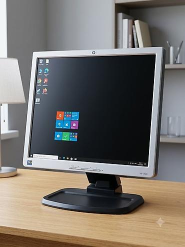 samsung 17: HP L1740 LCD Monitor - Ekran: 17 düym, kvadrat (5:4) format - Panel — 1