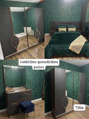 Digər mebel: Perladan yataq mebeli 730 manat Catdirilma qurasdirilma yaxin — 1