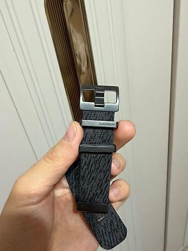 скупка часы наручные: Ремешок для часов Garmin, тканевый (нейлон/текстиль), цвет черный с — 3