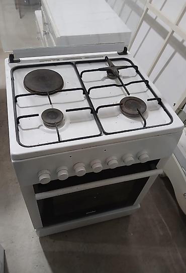 balaca pec: Qaz sobası və plitə - 4 gözlü qaz plitəsi: müxtəlif ölçülü yanacaqlar — 1