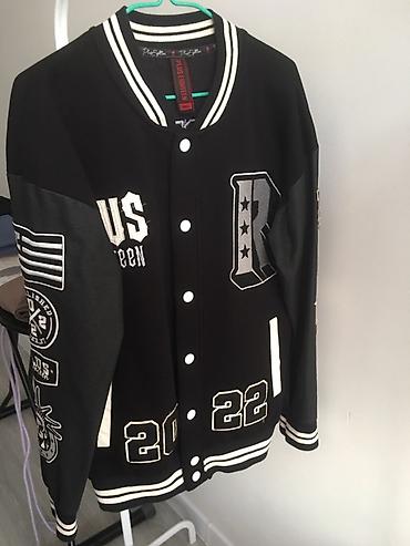 Бомбер новый. Бейсбольная куртка (varsity) Plus Eighteen, черная с