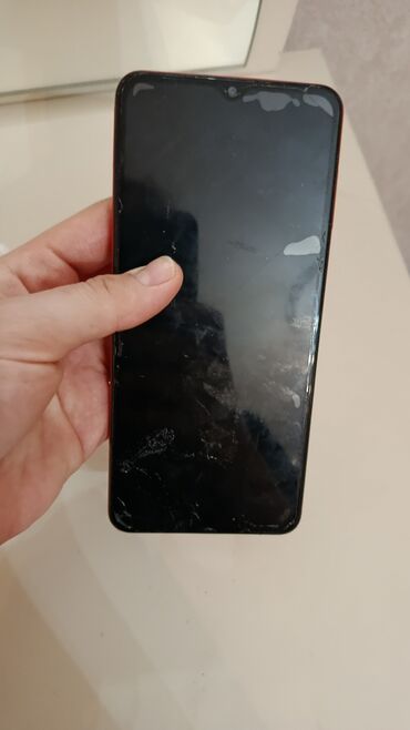 samsung a30 ekranı: Samsung Galaxy A12, 32 GB, rəng - Qırmızı, Sensor, Barmaq izi, Simsiz şarj