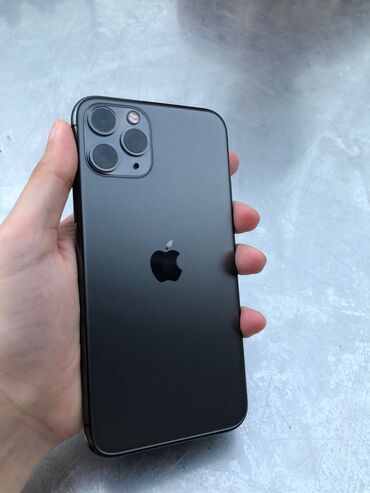 iphone nauşnik: IPhone 11 Pro, 64 GB, Qara, Face ID