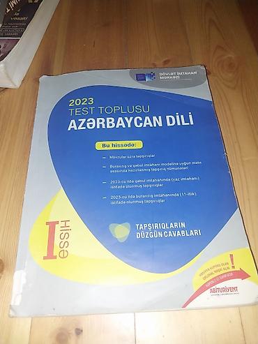 Testlər: 3 ü 1 də 2023 Test Toplusu kitabları – Dövlət İmtahan Mərkəzi Paketdə — 1