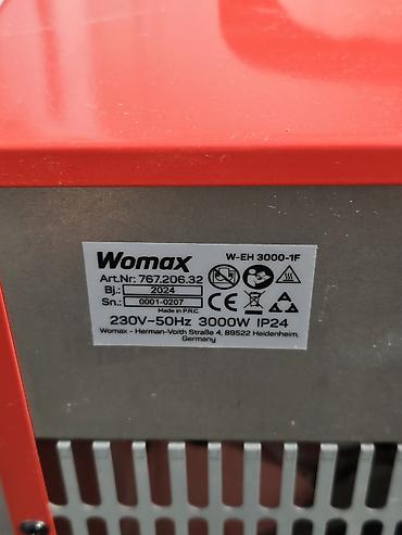smart multimedija: Womax industrijski električni grejač – 3 kW - Snaga: 3 kW - — 5