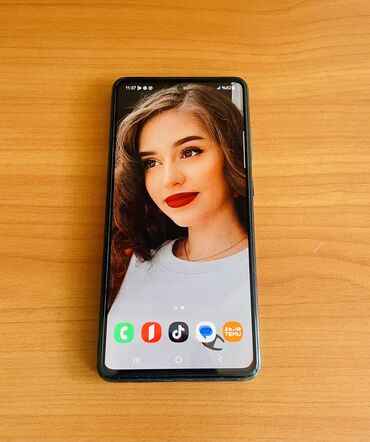 Samsung: Samsung Galaxy A52, 128 GB, rəng - Göy, Barmaq izi, İki sim kartlı, Face ID