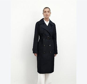 Плащ, Тренчкот, Двубортная модель, M, L