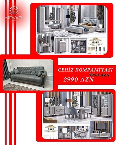Sifarişlə yataq dəstləri: Mebel dəsti – “Mirvari” kolleksiyası Cehiz komplektləri müxtəlif — 3