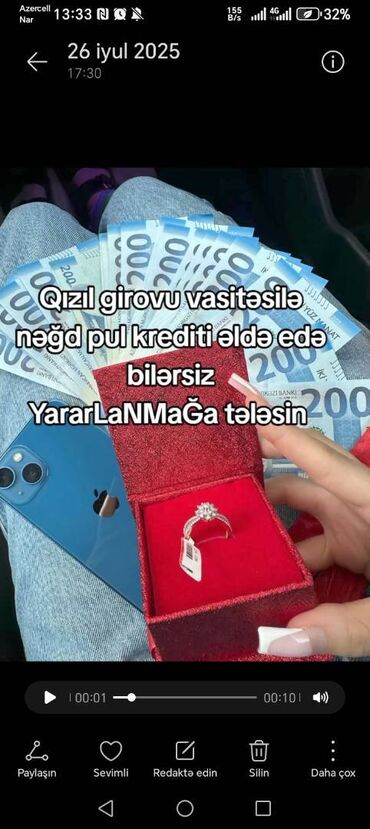 Kosmetoloji aparatlar: Qızılınız Lombarddadısa satılırsa bizə müraciət edin BORCUNUZU BİZ