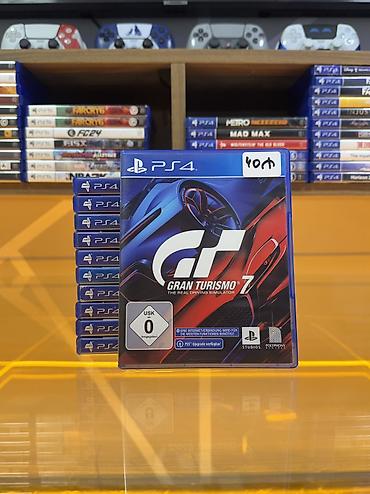 Video oyunlar və konsollar: Gran Turismo 7-PS4 diski Oyun diski tam işlək vəziyyətdədir, heç bir — 1