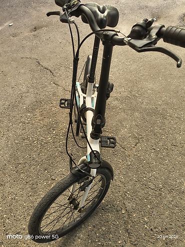 velosiped cross: BTWIN firma alüminium qatlanan velosiped. Portuqaliya istehsalıdır. 20 — 5