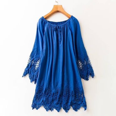 синяя платья: Повседневное платье, XS (EU 34)