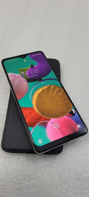 Samsung: Samsung Galaxy A51 5G, Б/у, 128 ГБ, цвет - Белый, 2 SIM — 4