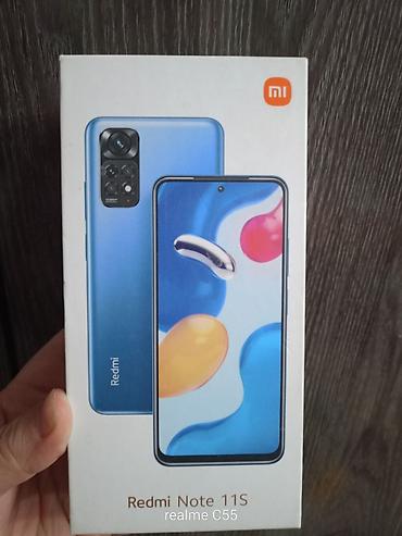 redmi 8a: Redmi, Redmi Note 11S, Б/у, 128 ГБ, цвет - Синий, 2 SIM — 1