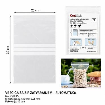 KMT Kese sa zatvaračem 5403807 Praktične PE vrećice sa zip