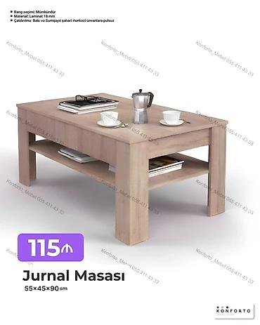Jurnal masası - Ölçülər: 55 × 45 × 90 sm - Material: 18 mm laminat - lalafo.az -da Jurnal masası - Ölçülər: 55 × 45 × 90 sm - Material: 18 mm laminat -