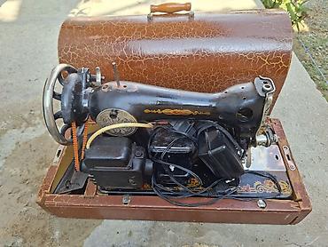 antik stul: Məhsul: Köhnə tip elektrik ayaq pedallı tikiş maşını (taxta daşıma — 9
