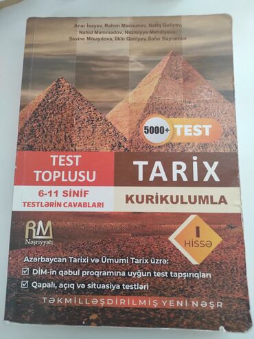 1ci sinif imla mətni: Tarix rm nəşriyyatı 1-ci hisse 5000+ test