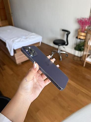 max: IPhone 14 Pro Max, 256 GB, Deep Purple, Zəmanət — 2